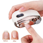 2 in 1 Multi-functional Electric Nail Clipper 3-Speed Nail Polishing with Light for Kids Adult