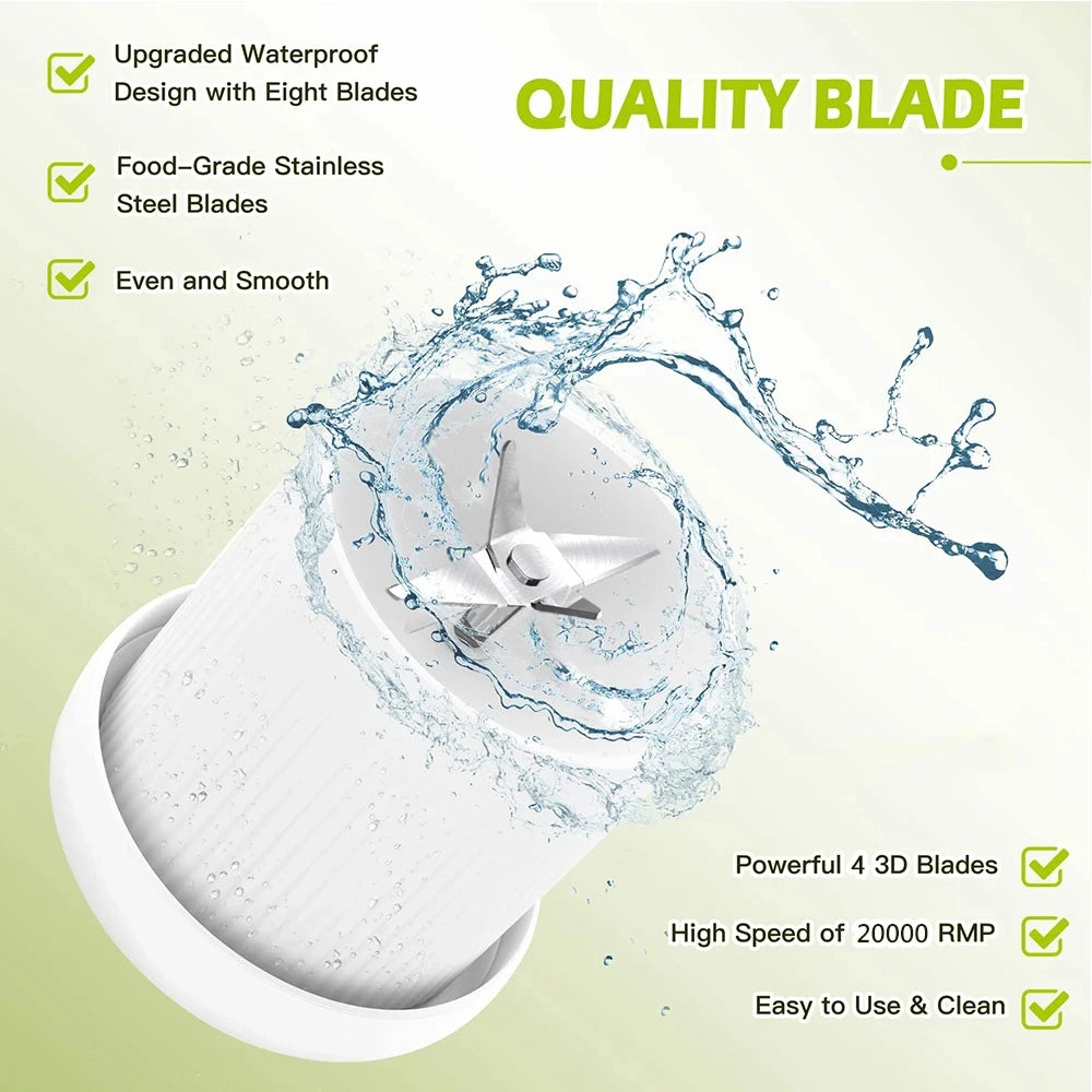 Mini Fast Handheld USB Rechargeable Multifunctional Fruit Blender