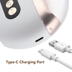 2 in 1 Multi-functional Electric Nail Clipper 3-Speed Nail Polishing with Light for Kids Adult