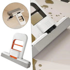 Mini Foldable Desktop Mop,Portable Self-Squeeze Short Mop, Push-Pull to Squeeze and Rinse Wet/Dry Cleaning for Kitchen Bathroom