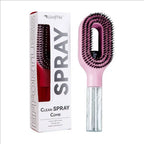 2in1 Sprayer Comb Detangling Scalp Massage Hairbrush with Spray Bottle Essential Oil Water Mist Spray Brush Anti-static Summer