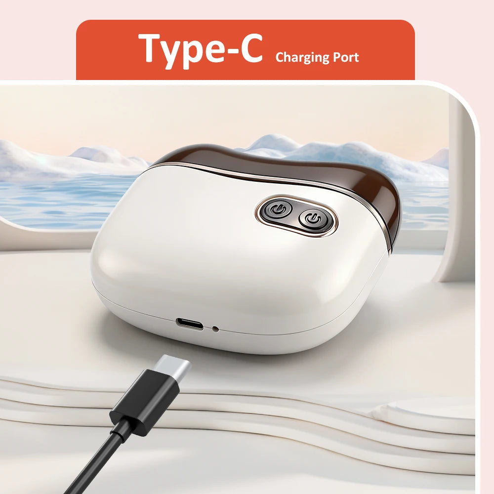 2 in 1 Multi-functional Electric Nail Clipper 3-Speed Nail Polishing with Light for Kids Adult
