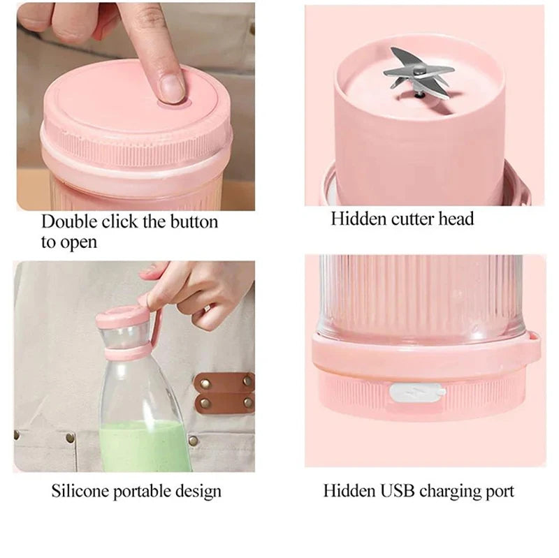 Mini Fast Handheld USB Rechargeable Multifunctional Fruit Blender
