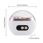 2 in 1 Multi-functional Electric Nail Clipper 3-Speed Nail Polishing with Light for Kids Adult