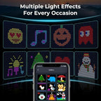 2026 App control Smart curtain LED christmas decoration.