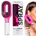 2in1 Sprayer Comb Detangling Scalp Massage Hairbrush with Spray Bottle Essential Oil Water Mist Spray Brush Anti-static Summer
