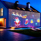 2026 App control Smart curtain LED christmas decoration.