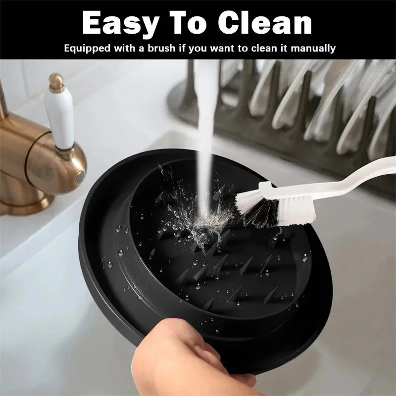 1PCS Chicken Shredder Tool Meat Breast Shredding Separation Mincing Grinder Machine With Lid For Shredding Chicken Pork Beef