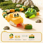 Magnetic Hungry Snake RC Car Toy  Players Competitive Battle Greedy Snake Game Kids Funny Play Toy Birthday Gift for Boys Girls