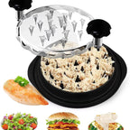 1PCS Chicken Shredder Tool Meat Breast Shredding Separation Mincing Grinder Machine With Lid For Shredding Chicken Pork Beef