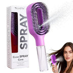 2in1 Sprayer Comb Detangling Scalp Massage Hairbrush with Spray Bottle Essential Oil Water Mist Spray Brush Anti-static Summer