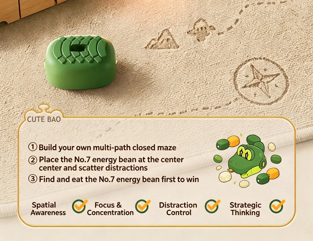 Magnetic Hungry Snake RC Car Toy  Players Competitive Battle Greedy Snake Game Kids Funny Play Toy Birthday Gift for Boys Girls