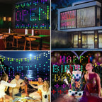 2026 App control Smart curtain LED christmas decoration.