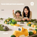 Magnetic Hungry Snake RC Car Toy  Players Competitive Battle Greedy Snake Game Kids Funny Play Toy Birthday Gift for Boys Girls