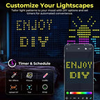2026 App control Smart curtain LED christmas decoration.