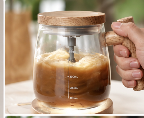 Auto Stirring Mug Powerful for Coffee/Milk/Protein Powder Battery Operated Self Mixing Coffee Mug 400ml Electric Mixing Cup